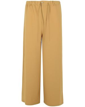 Marni Virgin Wool Blend Pants - Natural