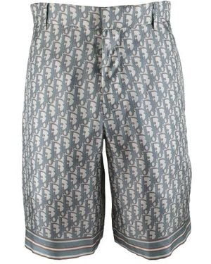 Dior Dior Oblique Bermuda Shorts - Gray