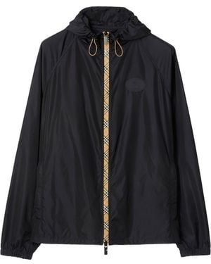 Burberry Nylon Blouson Jacket - Black