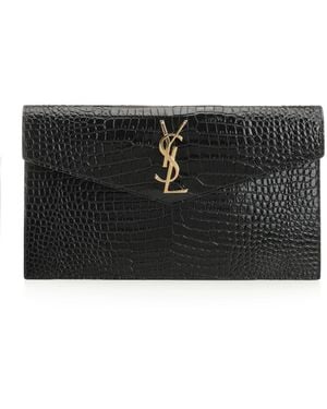 Saint Laurent "Uptown" Clutch - Black
