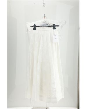 Dior Dior Md-Jupe+Comb-Dentelle Villa Me - White