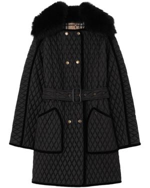 Burberry Coats - Black