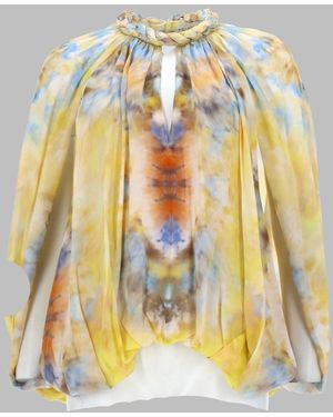 Zimmermann Silk Mini Shirt For - Yellow