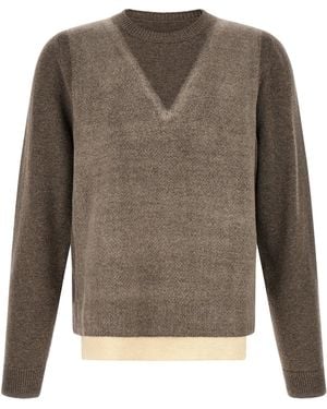 Maison Margiela 'Memory Of' Sweater - Gray