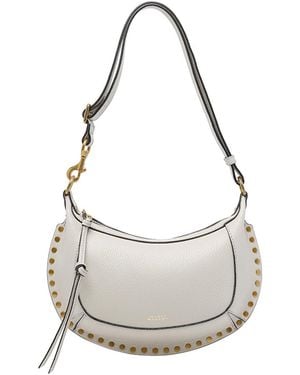 Isabel Marant Oskan Moon Shoulder Bag - White