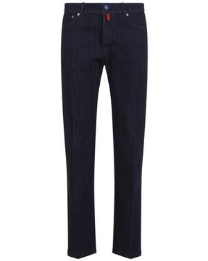 Kiton Cotton Pants - Blue