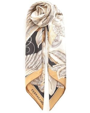 Ferragamo "Amazon" Scarf - Metallic