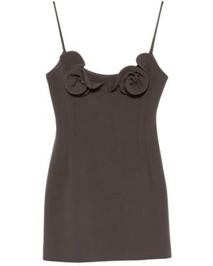 Magda Butrym Mini Underwear Dress - Brown