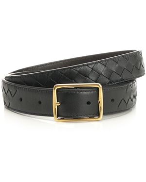 Bottega Veneta Reverso Belt - Gray