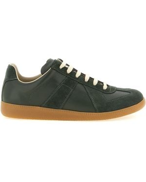 Maison Margiela 'Replica' Leather Sneakers - Green