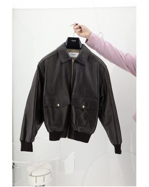 Celine Blouson Aviateur Loose - Black