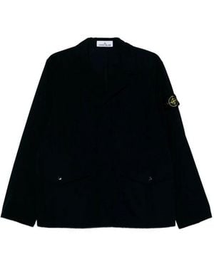 Stone Island Micro Twill Blazer - Black