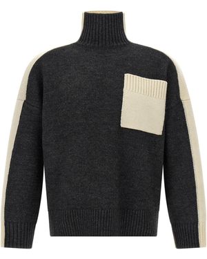 JW Anderson J.W.Anderson 'Two Tone' Sweater - Black