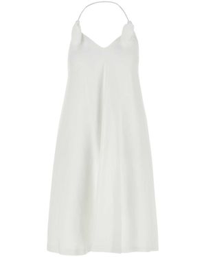 Loewe Stretch Viscose Flamenco Dress in Black | Lyst