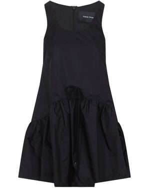 Simone Rocha Tapered Back Peplum Mini Dress - Black