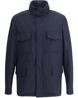 Loro Piana Jacket With Removable Vest - Blue