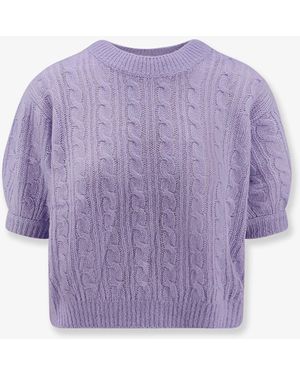 Lisa Yang Kenzie Cashmere And Silk Sweater - Purple