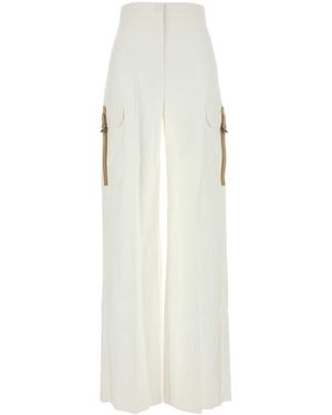 パンツ MAX MARA WHITE STRETCH COTTON EDDA PANT Max Mara Cotton Stretch Pant Edda in Natural | Lyst