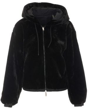 Moose Knuckles Eaton Bunny Reversible Jacket - Black