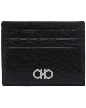 Ferragamo Gancini Cards Holder - Black