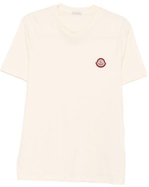 Moncler Logo Cotton T-Shirt - White