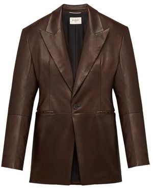 Saint Laurent Jackets - Brown