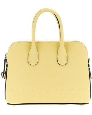 Valextra Mylogo Hand Bags Yellow - Metallic
