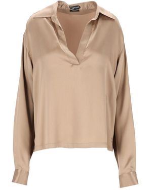 Tom Ford Soft Polo Shirt - Natural