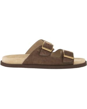 Brunello Cucinelli Urban Slides - Brown