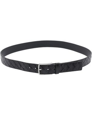 Bottega Veneta Intrecciato Belt - Blue