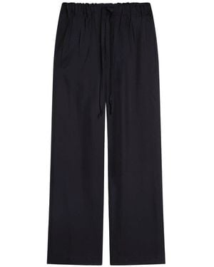 Phoebe Philo Silk Drawstring Pants - Blue