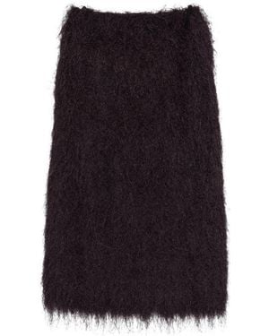 Dries Van Noten Midi Skirt - Black