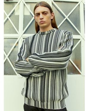 VTMNTS Glitched Knitted Sweater - Green