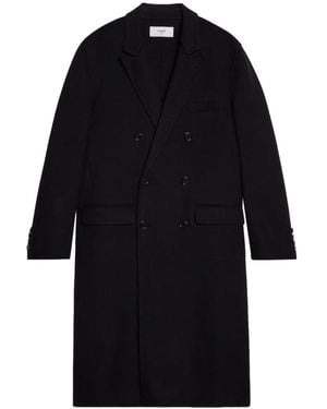 Celine Double-Sided Cashmere Coat - Black