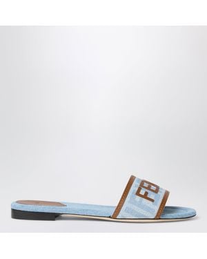 Fendi Sunshine Slides - Blue