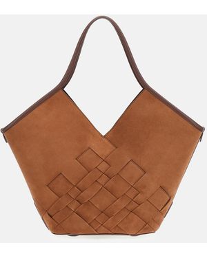 Hereu Coloma Suede Bag - Brown