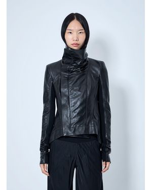 Rick Owens Naska Biker Jacket - Blue