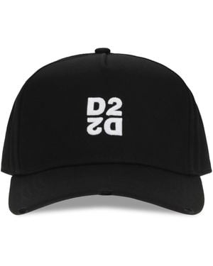 DSquared² Logo Baseball Cap - Black