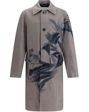 Dries Van Noten 00080-Randale 2368 M.W.Coat - Gray