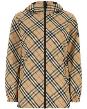 Burberry Printed Polyester Jacket - Multicolor