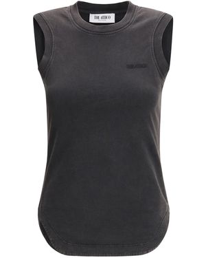 The Attico Reese Tank Top - Black