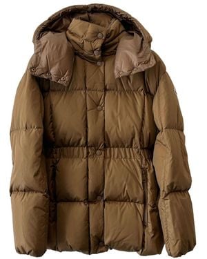 Moncler Agneux Short Down Jacket - Brown