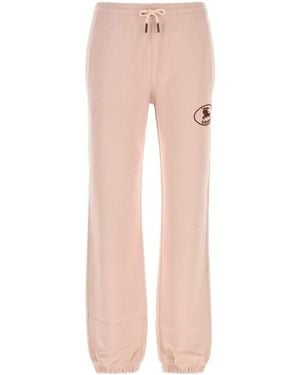 Burberry Cotton Sweatpants - Pink
