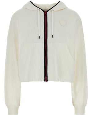 Brunello Cucinelli White Piquet Sweatshirt