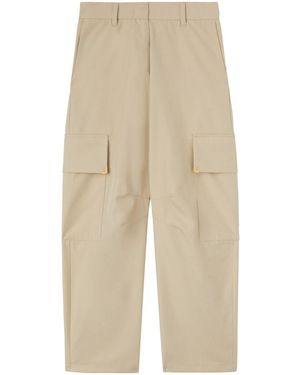 Palm Angels Carrot Cargo Pants - Natural