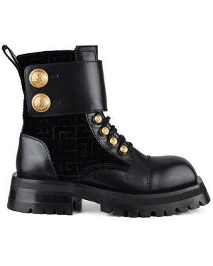 Balmain Ranger Army Boots - Black