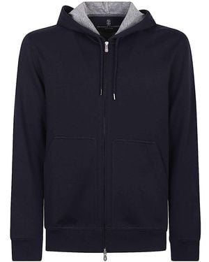 Brunello Cucinelli Cotton Sweatshirt Clothing - Blue