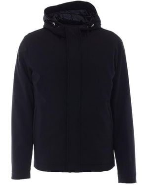Herno Hooded Down Jacket - Blue