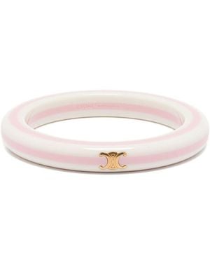 Celine Bangle Bracelet - White