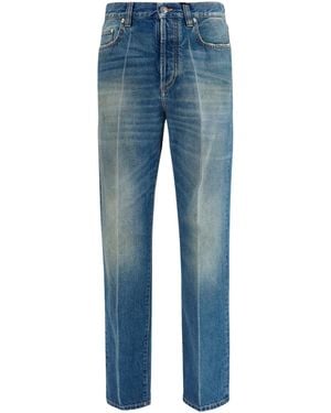 Versace Straight-Leg Denim Jeans - Blue
